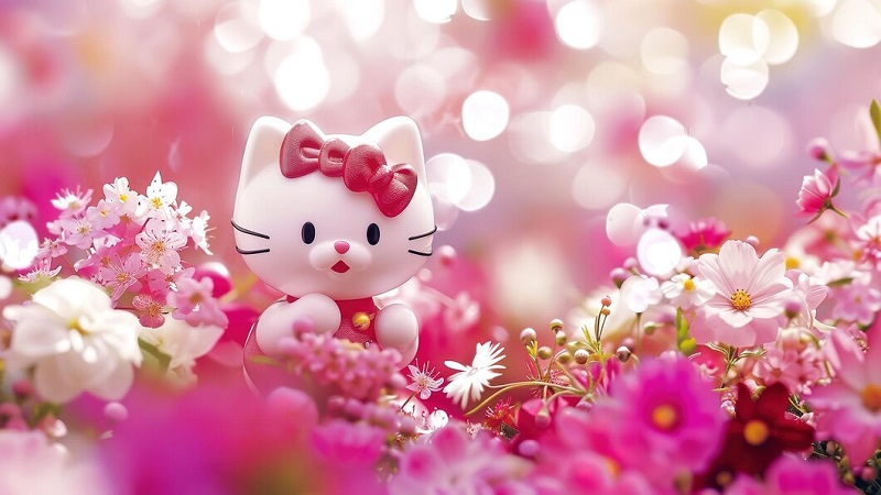 Decorate Your Space with Wallpaper:8gou3l7op8q= Hello Kitty