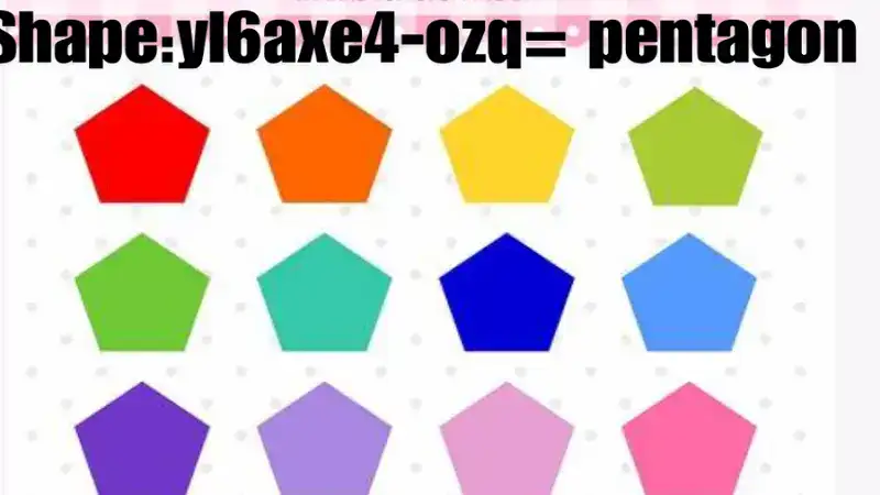 The Shape:yl6axe4-ozq= Pentagon: Exploring the Shape, Its Properties, and Uses