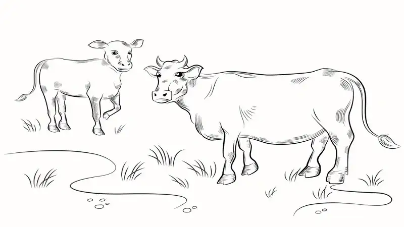 Drawing:nyx-voteq= Cow: A Creative Guide for Artists