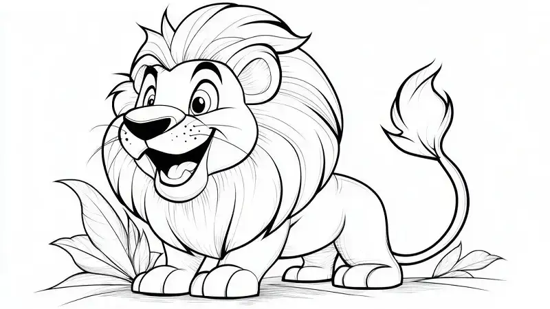 Drawing:ahhh 84abxq= Lion